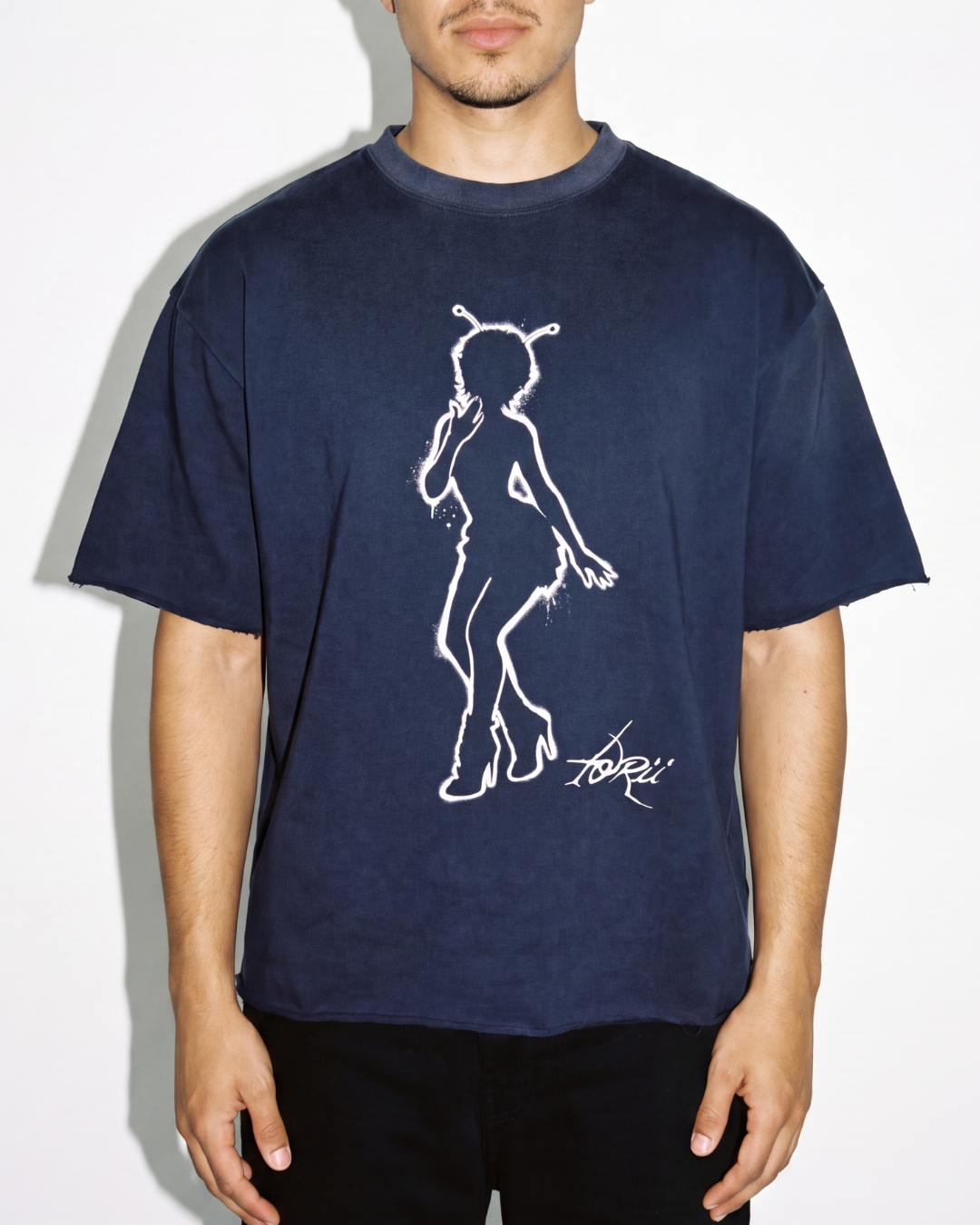Signature TORii Tee in Navy